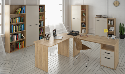 Kancelářský nábytek MAURUS dub artisan a kašmír
