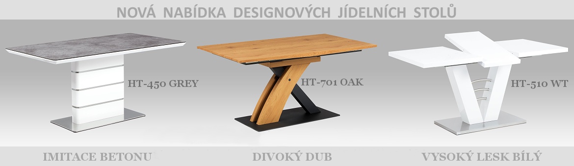 Designové jídelní stoly