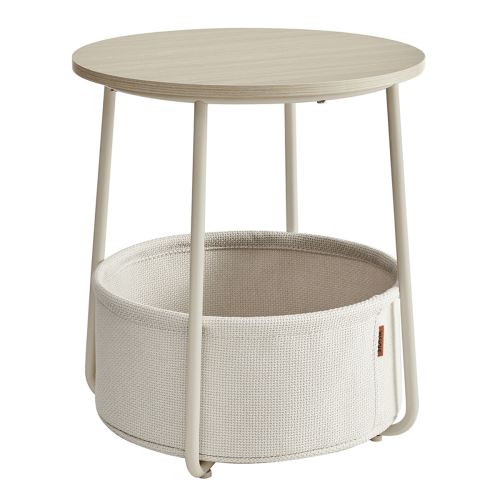 Odkládací stolek AKF-E1023 CRM MDF kašmír