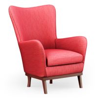 Stylové křeslo DE LUXE podnož castel, typ Clean bez prošití, slovenský výrobek Stylové křeslo DE LUXE podnož castel, typ Clean bez prošití, slovenský výrobek
