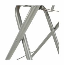 Skládací barová židle BOXER aluminium a buk