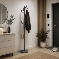 Stojanový věšák 80609-06 GREY  kov šedý lak (1)