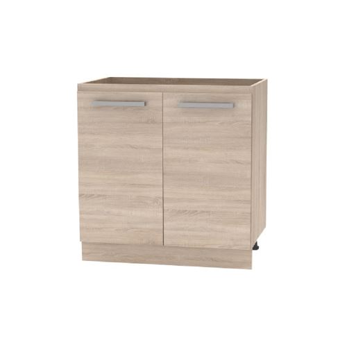 Spodní skříňka 80 2 DV, dub sonoma, NOVA PLUS, NOPL-060-0S