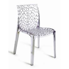 Židle GRUVYER, kostra polykarbonát transparente