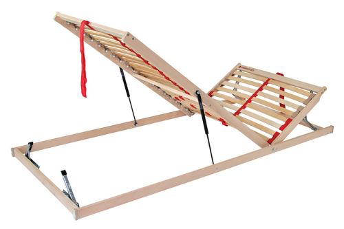 Lamelový polohovací rošt PRIMAFLEX II HN P/KF G s výklopem od nohou, český výrobek