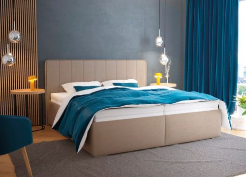 Postel AUGUST R-BED 140x200 cm, bez matrace, český výrobek