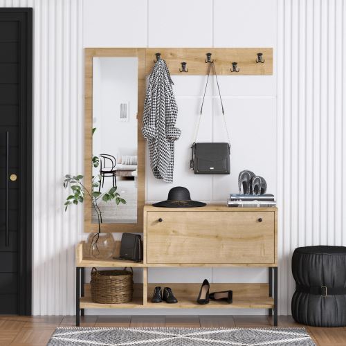 Předsíňová sestava NONSO 120 cm, dub sapphire