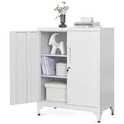 Komoda AUS-E1113 WT kov bílý lak
