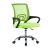 Kancelářská židle DEX 4 NEW síťovina zelená, plast černý, kov chrom