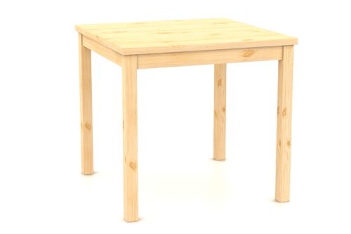 Jídelní stůl S151 Olin, 80x80 cm, masiv borovice