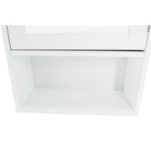 Závěsná koupelnová skříňka se zrcadlem ATENE typ 2 bílá mat