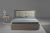 Čalouněná postel GRISI 160x200 cm, ekokůže béžová