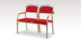 Stohovatelná židle IMPULS typ A pro veřejné prostory a pečovatelství, český výrobek