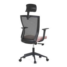 Kancelářská židle KA-V328 PINK látka růžová, síťovina černá, plast černý