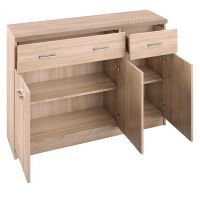 Komoda 3D2S, dub sonoma, TOPTY TYP 23 (1)