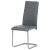 Jídelní židle DCL-402 GREY koženka šedá, kov šedý matný lak