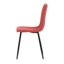 Jídelní židle DCL-964 RED2 látka červená, kov černý matný lak