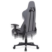 Kancelářská židle ERACER KA-F05 GREY látka šedá a černá
