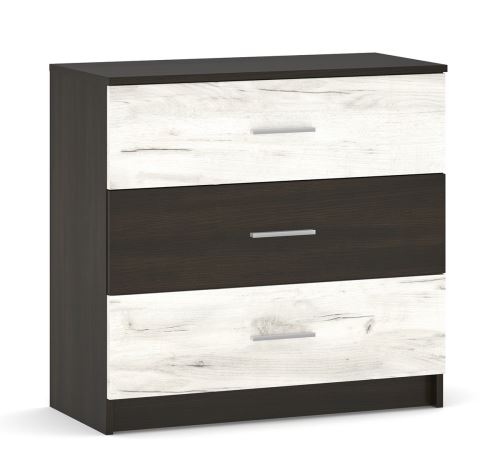 Komoda 3S ATHOS wenge a dub kraft