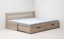 Rozkládací postel TANDEM KLASIK 90-180x200 cm, český výrobek