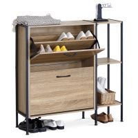 Botník, mdf, hnědá, ABO-G1008 OAK (3)