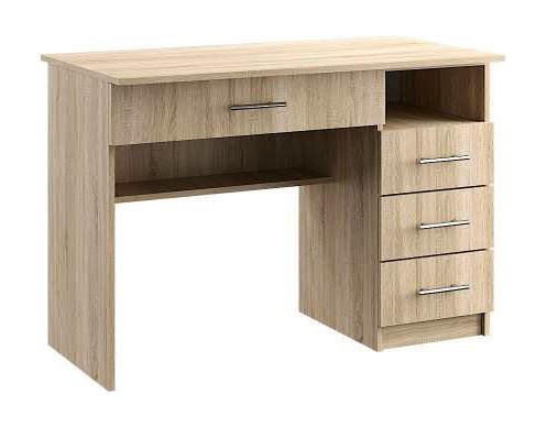 Pracovní stůl OFFICE KIT typ 1, š.110 cm, dub sonoma, pravý