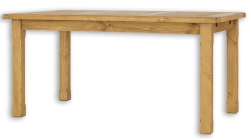 Rustikální jídelní stůl POPRAD MES02A 80x80 cm:tmavý vosk