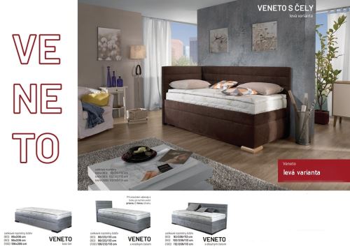 Postel boxspring premium VENETO výroba na zakázku, český výrobek
