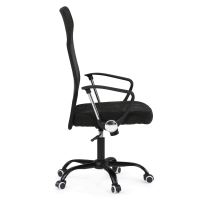 Kancelářská židle KA-W3109 BK látka černá (6)