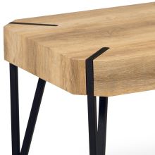 Konferenční stolek AHG-241 OAK2 bělený dub, kov černý mat