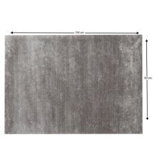 Koberec TIANNA 80x150 cm, světle šedý