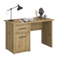 PC stůl 1D1S/120, dub artisan, AIRON (4)