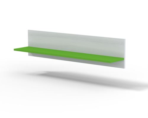 Závěsná polička C122 CASPER 120 cm, český výrobek