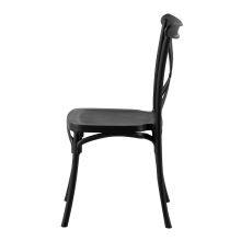 Stohovatelná židle SAVITA plast černý