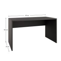 PC stůl ADAPO ADP03, š.137 cm, antracit (1)