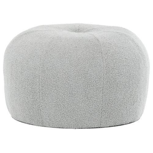Taburet AK-307 GREY2 bouclé látka šedá