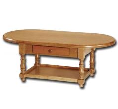 Rustikální konferenční stolek 8950 dub rustikál, 120x60 cm
