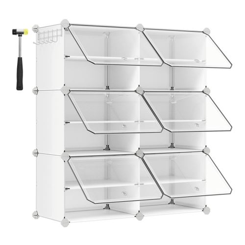 Botník, plast, bílá, ABO-E1033 WT