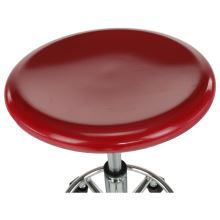 Židle s nastavitelnou výškou MABEL 3 NEW plast červený, kov chrom