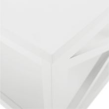 Konferenční stolek EDRIA MDF barva bílá polomat