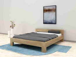 Buková postel LINEA L2 140x200 cm: dub (1)