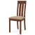 Jídelní židle BC-2602 TR3 masiv buk, barva třešeň, látka béžová