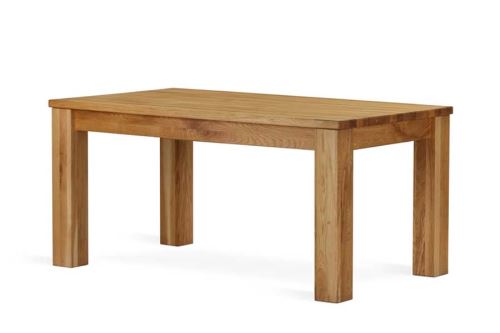 Jídelní stůl S12 Káj rozkládací 140-210x90 cm, masiv dub, olej