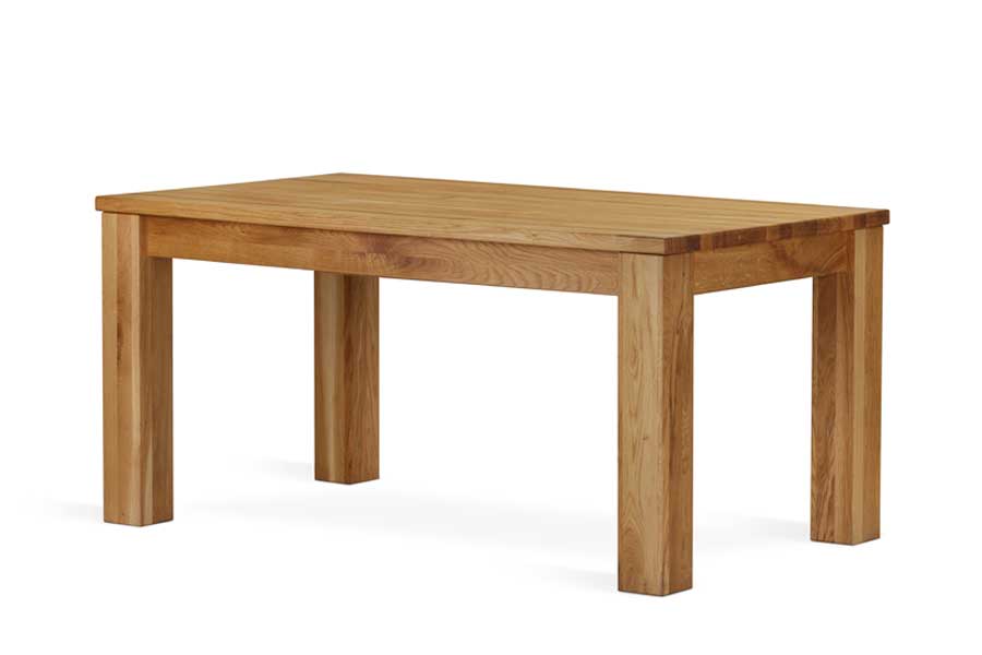 Jídelní stůl S12 Káj rozkládací 140-210x90 cm, masiv dub, olej