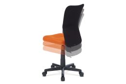 Dětská otočná židle KA-2325 ORA oranžová
