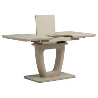 Jídelní stůl HT-430 CAP 110+40x75 cm, cappuccino skleněná deska, MDF a cappuccino matný lak Jídelní stůl HT-430 CAP 110+40x75 cm, cappuccino skleněná deska, MDF a cappuccino matný lak