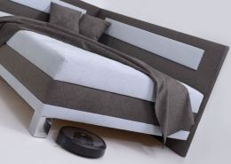 Francouzské lůžko LIZ s čely, krátké+dlouhé, 80, 90, 100, 120 a 140x200 cm, český výrobek