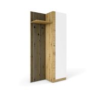 Předsíňová stěna RABAT typ 2, šířka 100 cm, dub artisan (1)