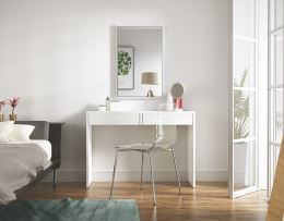 Toaletní stolek ASTRAL 115x40 cm, bílá matná