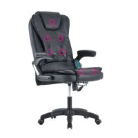 Kancelářské křeslo TYLER NEW s funkcí masáže, ekokůže černá Kancelářské křeslo TYLER NEW s funkcí masáže, ekokůže černá